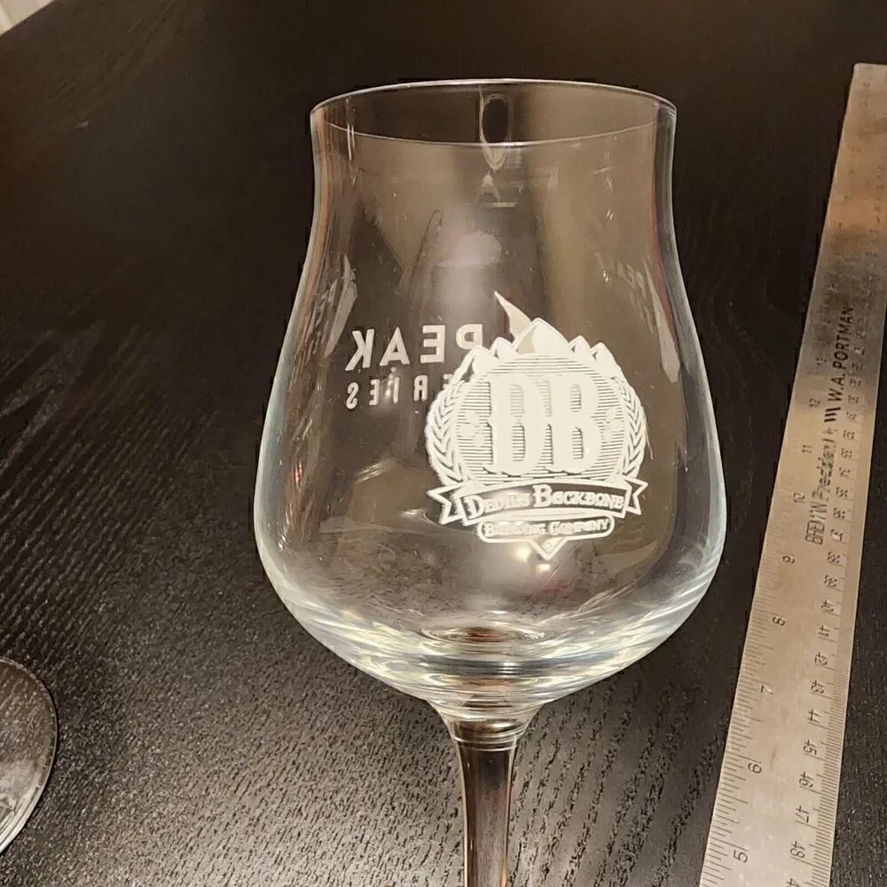Devil's Backbone Brewing Company Peak Series Beer Goblet Set Of TWO (2)